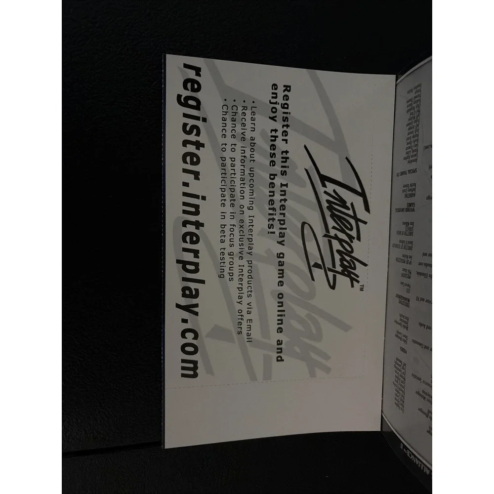 Baldur's Gate Dark Alliance 2 Xbox Manual Instruction Booklet Only 020626720205